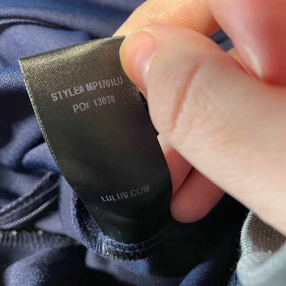 Lulus jumpsuit Stepping Out Navy Blue Sleeveless Wide Leg women’s size xs - Picture 5 of 8